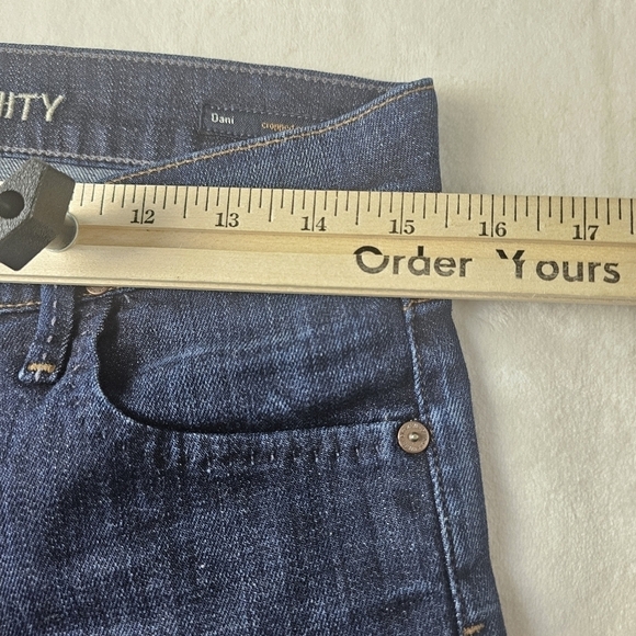 Citizens of humanity jeans womens 28 cropped straight leg dark blue - Picture 8 of 13